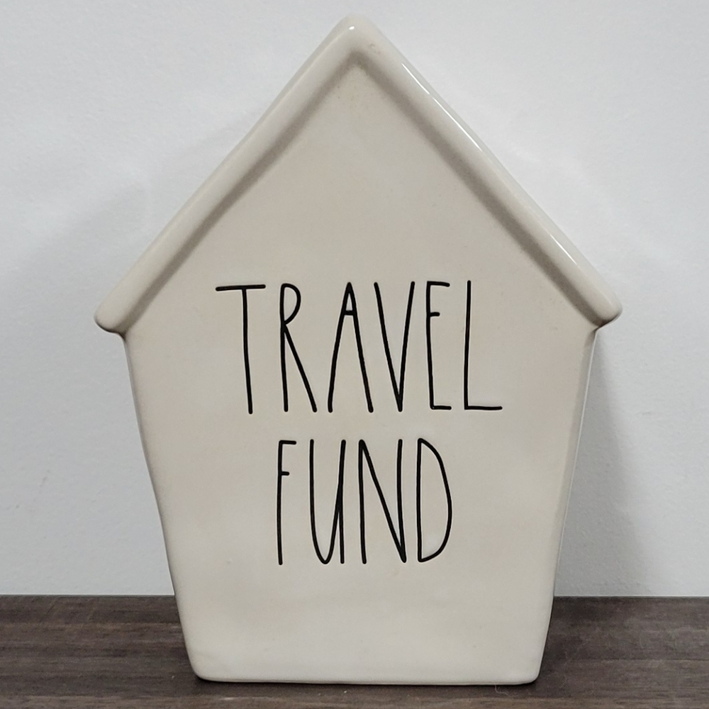Rae Dunn Ceramic Travel Fund Piggy Pank